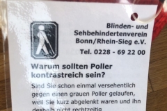 Pollermuetzen Anhänger mit Erläuterungstext und Kontakt BSV